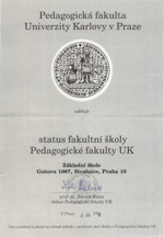 Status fakultní školy